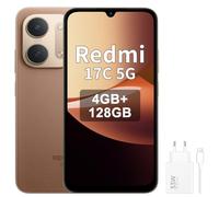 XIAOMI REDMI 17C 5G, Smartphone 4+128 GB, Braun, Batería de 6000 mAh, Carga de 33 W, Incluye Cargador de 33 W