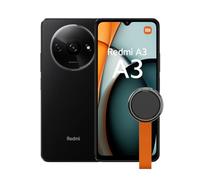 Xiaomi Redmi A3 Negro Medianoche - Smartphone - 3+64GB, MediaTek Helio G36, Batería de 5000mAh (típica), Sistema de cámara dual AI, Pantalla de 6.71” a 90 Hz de suavidad (Versión del Reino Unido + 2