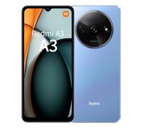 Xiaomi Redmi A3 Smartphone 4 GB+128 GB, 5000 mAh, 90 Hz, frecuencia de actualización de 6,71 pulgadas, pantalla azul