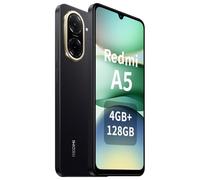 Xiaomi Redmi A5 Smartphone, 128 GB de ROM, 4 GB de RAM, batería de 5200 mAh, pantalla de 120 Hz de 6,88 pulgadas, cámara dual de 32 MP, procesador Octa-Core negro