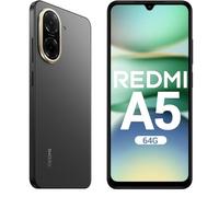 XIAOMI Redmi A5 Smartphone 3+64GB 4G - Pantalla 6.88" 120Hz | Cámara Dual IA 32MP | Batería 5200mAh | Lector Lateral de Huellas | Procesador Octa-Core (Negro, 64, GB)