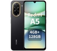 Xiaomi Redmi A5 Smartphone 4GB + 128GB Batería 5200mAh Procesador Octa-Core 32MP Cámara Doble Pantalla 6.88" Desbloqueo de Huella y Facial Negro