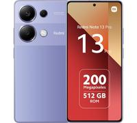 Xiaomi Redmi Note 13 Pro 16,9 cm (6.67") Ranura híbrida Dual SIM Android 12 4G USB Tipo C 12 GB 512 GB 5000 mAh Lavanda, Púrpura