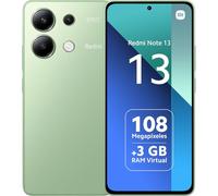 Xiaomi Redmi Note 13 4G - Smartphone de 6+128 GB, Pantalla de 6,67" AMOLED FHD+ 120Hz, Snapdragon 685, Triple cámara de hasta 108MP, Carga rápida 33W, Verde (Versión ES)