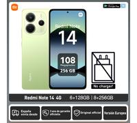 【Estreno mundial】Versión global Xiaomi Redmi Note 14 MediaTek Helio G99-Ultra Cámara AI de 108 MP Pantalla AMOLED de 5500 mAh y 6,67" y 120 Hz 8GB 256GB Blue NFC