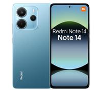 XIAOMI Redmi Note 14 4G Smartphone 8GB + 256GB Pantalla AMOLED 6.67" FHD+ 120Hz, MediaTek Helio G99-Ultra, Cámara 108MP, 33W TurboCharge, 5500mAh, Azul (Cargador no incluido)
