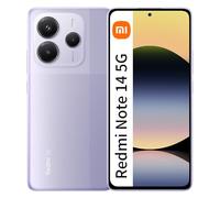 XIAOMI Redmi Note 14 5G NFC Smartphone, 6,67 Pulgadas, 8 GB + 256 GB, Violeta, IP64, 5110 mAh, Mediatek Dimensity 7025 Ultra, Cámara Principal 108MP, sin cargador