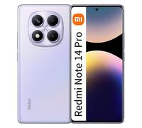 Xiaomi Redmi Note 14 Pro 12GB RAM + 512GB ROM Smartphone 6.67 Pulgadas 120Hz 200MP Batería 5500mAh 45W Wired Fast Charging, Aurora Violeta(Sin Cargador)