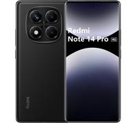 Xiaomi Redmi Note 14 Pro - Smartphone de 8+256GB, Pantalla de 6.67" AMOLED FHD+ 120Hz, MediaTek Helio G100-Ultra, cámara de 200MP, TurboCharge 45W, 5500 mAh, Cargador no Incluido, Negro (Versión ES)