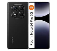 XIAOMI Redmi Note 14 Pro 5G 12GB RAM + 512G ROM Smartphone 6.67 pulgadas 120Hz 200MP 5110mAh 45W batería Negro (con cargador)