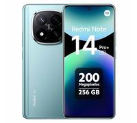 Xiaomi Redmi Note 14 Pro+ 5G Smart Phone, 12GB RAM 256GB, Pantalla AMOLED de 6,67 Pulgadas 1,5k, Sensor de Huellas, Cámara de 200 MP, Doble Tarjeta SIM, NFC, Carga Rápida de 120 W, Azu
