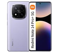 XIAOMI Redmi Note 14 Pro+ 5G Smartphone 8+256 GB, batería de 5110 mAh, Pantalla de 6,67 Pulgadas, procesador Qualcomm SM7635 Snapdragon 7s Gen 3, con Cargador, Color Violeta