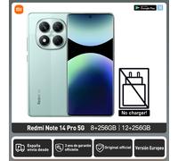 Xiaomi Redmi Note 14 Pro 5G Versión Europea 256GB/512GB MTK Dimensity 7300-Ultra Pantalla AMOLED 6,67" 120Hz, 200MP, IP68, NFC Coral Green