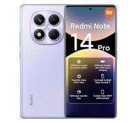 XIAOMI Redmi Note 14 Pro - Smartphone de 8+256GB, Pantalla de 6.67" AMOLED FHD+ 120Hz, MediaTek Helio G100-Ultra, cámara de 200MP, TurboCharge 45W, 5500 mAh, Cargador no Incluido, Morado (Versión ES)