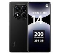 Xiaomi Redmi Note 14 Pro - Smartphone de 8+256GB, Pantalla de 6.67" AMOLED FHD+ 120Hz, MediaTek Helio G100-Ultra, cámara de 200MP, TurboCharge 45W, 5500 mAh, Cargador no Incluido, Negro (Versión ES)