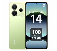 Xiaomi Redmi Note 14 - Smartphone Móvil de 6+128GB, Pantalla de 6.67" AMOLED FHD+ 120Hz, MediaTek Helio G99-Ultra, Cámara de 108MP, TurboCharge 33W, 5500 mAh, Cargador no Incluido, Verde (Versión ES)