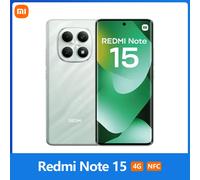 Teléfono Móvil Xiaomi REDMI Note 15, Batería masiva de 6000 mAh, Cristal de pantalla de alta resistencia, Pantalla AMOLED FHD+ de 6.77", Cámara súper clara de 108 MP, IP64