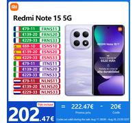 Xiaomi Redmi Note 15 5G 8GB/256GB Negro (Black) Dual SIM