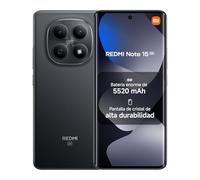 XIAOMI REDMI Note 15 5G - Smartphone de 8+256GB, Pantalla AMOLED FHD+ de 6,77", Snapdragon 6 Gen 3, cámara de 108 MP, batería de 5520 mAh, Cargador no Incluido, Negro (Versión ES)