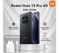 XIAOMI Redmi Note 15 Pro 4G 8+256 Negro cargador oficial original de Xiaomi de 67W