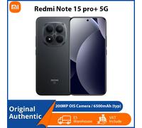 XIAOMI REDMI Note 15 Pro+ 5G - Smartphone de 12+512GB, Pantalla AMOLED 6,83" 1.5K AMOLED, Snapdragon 7s Gen 4, cámara de 200 MP, Hypercharge 100W, Cargador no Incluido, Azul Glaciar (Versión ES)