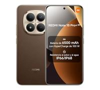 XIAOMI REDMI Note 15 Pro+ 5G - Smartphone de 12+512GB, Pantalla AMOLED 6,83" 1.5K AMOLED, Snapdragon 7s Gen 4, cámara de 200 MP, Hypercharge 100W, Cargador no Incluido, café Moca (Versión ES)