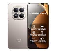 XIAOMI REDMI Note 15 Pro 5G - Smartphone de 8+256GB, Pantalla de 6,83" 1.5K AMOLED, MediaTek Dimensity 7400-Ultra, cámara de 200MP, batería de 6580 mAh, Cargador no Incluido, Titanio (Versión ES)