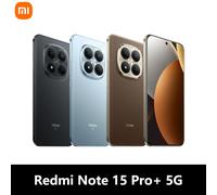 XIAOMI REDMI Note 15 Pro+ 5G - Smartphone de 12+512GB, Pantalla AMOLED 6,83" 1.5K AMOLED, Snapdragon 7s Gen 4, cámara de 200 MP, Hypercharge 100W, Cargador no Incluido, café Moca (Versión ES)