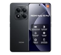 XIAOMI REDMI Note 15 Pro - Smartphone de 8+256GB, Pantalla AMOLED FHD+ de 6,77", MediaTek Helio G200-Ultra, cámara de 200 MP, batería de 6500 mAh, Cargador no Incluido, Negro (Versión ES)