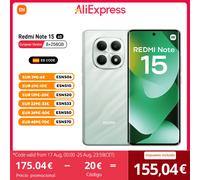 Xiaomi - Redmi Note 15 17,2 cm (6.77"") 8 GB 256 GB 6000 mAh Verde