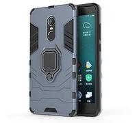 Xiaomi Redmi Note 4X Funda, MHHQ 2in1 Armadura Combinación A Prueba de Choques Heavy Duty Escudo Cáscara PC + TPU con Soporte Magnetic Car Mount Case Cover para Xiaomi Redmi Note 4X -Black Plus Gray