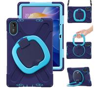 Xiaomi Redmi Pad 2 11 Pulgadas 2025 Funda, Carcasa Rugosa con Soporte de Rotación de 360° y Correa de Hombro, Funda Antichoque para Xiaomi Redmi Pad 2 11 Pulgadas 2025