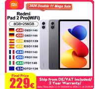 Xiaomi Redmi Pad 2 Pro, versión global con Wi-Fi, tableta de 8 GB y 256 GB, procesador Snapdragon 7S Gen 4, frecuencia de actualización de 120 Hz, Xiaomi HyperOS 2, tableta Xiaomi. Plateado