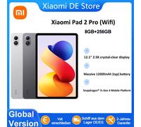 Versión Global Xiaomi Redmi Pad 2 Pro WiFi 12.1" Snapdragon ® Plataforma móvil 7s Gen 4, pantalla de 2,5K con imagen nítida, frecuencia de actualización de 120 Hz, batería de 12000 mAh, procesador Gri