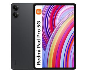XIAOMI Redmi Pad Pro 5G Tablet 8+256GB 12.1" 2.5K Eye-Care Display HyperOS Snapdragon 7s Gen 2 Mobile Platform 10.000mAh Large Battery Volume, with Charger (Negro)