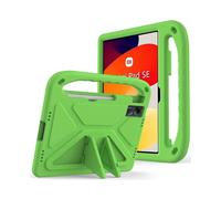 (Xiaomi Redmi Pad SE, Green) For Xiaomi Redmi Pad SE Case Hand Grip Anti-drop EVA Tablet Kickstand Cover