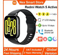 Xiaomi Redmi Watch 5 Active Smart Watch, llamada Bluetooth, pantalla LCD de 2", reloj inteligente con control del oxígeno en sangre y frecuencia cardíaca durante todo el día REDMI watch 5 Active --Sil