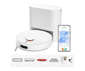 XIAOMI Robot Vacuum H40, 10000Pa, LDS navegación, mapeo Inteligente, Cepillo Anti-enredos, Vaciado automático, hasta 180 min de autonomía, Compatible Home y Control por Voz.