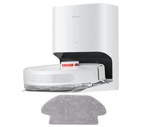 Xiaomi Robot Vacuum X10+ Blanco, Recolección automática de Polvo, succión hasta 4000Pa, Limpieza automática de fregonas, 2 Horas de autonomía, Cepillo Incluido [Exclusivo Amazon]