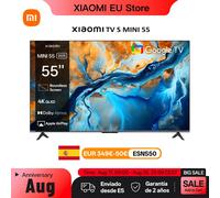 Xiaomi TV S Mini LED 55 2025 139,7 cm (55") 4K Ultra HD Smart TV Wifi Negro 1200 cd / m²