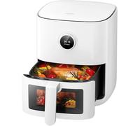 Xiaomi Smart Air Fryer Pro - Freidora sin Aceite de 4L de Capacidad, 1600W, Más de 100 Recetas Disponibles, Pantalla OLED, Temperatura Regulable 40°C-200°C, Blanco (Versión ES + 3 años de garantía)