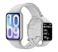 XIAOMI Smart Band 10 Pro, Rastreador Fitness Estilo Reloj Unisex, Pantalla AMOLED 1.74", algoritmo sueño Mejorado, 21 días de batería, Android e iOS, 150+ Modos, GNSS, 5ATM, Plata