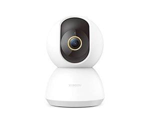 Xiaomi Smart Camera C300,2K Cámara Vigilancia WiFi Interior AI Detección de Humano Movimiento,360°Cámara Grabación Vigilancia con Asistente de Voz,Audio Bidireccional,Modo de Privacidad,Blanco