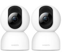 XIAOMI Smart Camera C400 - Cámara de vigilancia con resolución 2K (2560 x 1440 megapíxeles), 360grados, Apertura F1.4, visión Nocturna, detección de Movimiento, Blanco,1 Unidad (Paquete de 2)