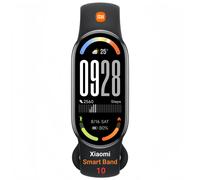 Xiaomi Smartband 10,Pantalla AMOLED de 1,72”, Carga rápida, 150+ Modos Deportivos. Monitorización de Salud y sueño. HyperOS 2.0. Impermeable 5ATM, Brújula,Negro
