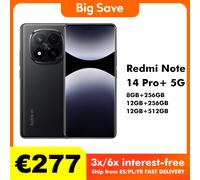 Xiaomi Redmi Note 14 Pro+ 5G 16,9 cm (6.67") SIM doble USB Tipo C 8 GB 256 GB 5110 mAh Azul