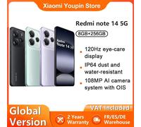 Xiaomi Redmi Note 14 5G 16,9 cm (6.67") Ranura híbrida Dual SIM USB Tipo C 8 GB 256 GB 5110 mAh Negro