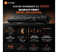 Xiaomi Soundbar 2.0 S22E 30W Negro EU QBH4286EU