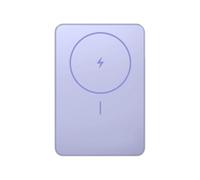 Xiaomi Super Slim Magnetic Power Bank 5000 Morado | Power bank magnético ultrafino de 5000mAh. Carga inalámbrica, ultraligero - se acopla al iPhone y desaparece en el bolsillo.