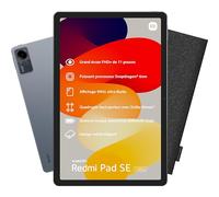 Xiaomi Tablet Pad SE 4 - Pantalla 11" FHD, 128GB, 4GB RAM, Wi-FI, Batería de Larga duración 8000mAh + Funda Protectora incluida, Color Negro